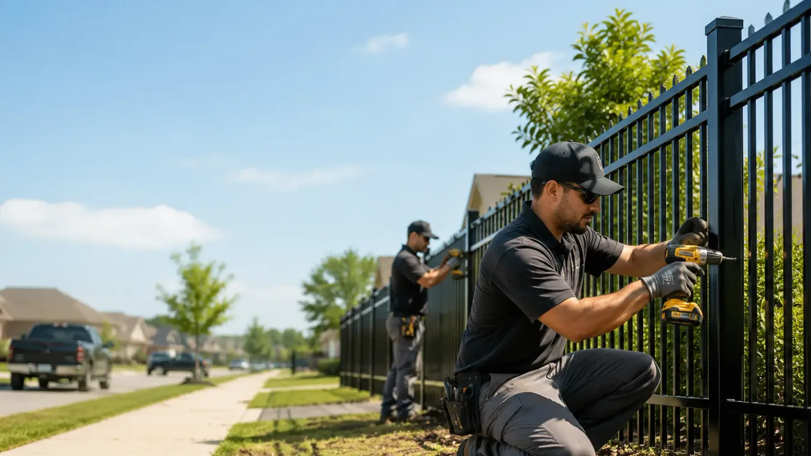 Metal Fence Installation in Taft, OK